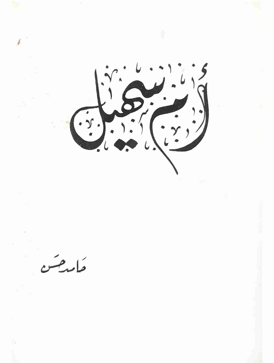 تحميل كتاب ام سهيل pdf حامد حسن معروف