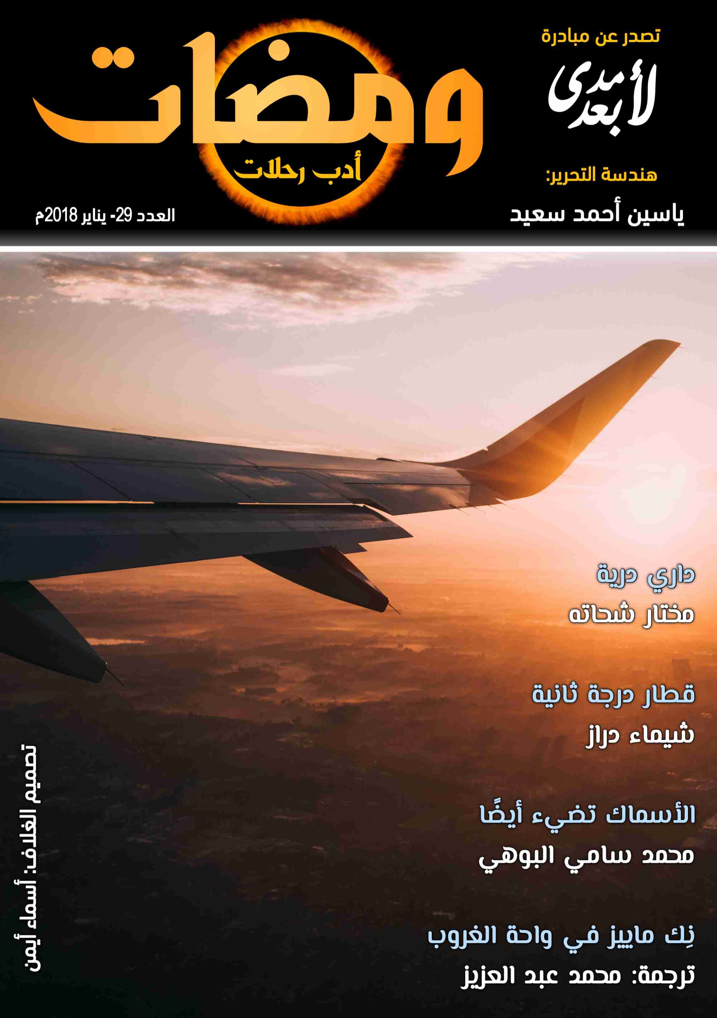 كتاب ومضات (29) أدب رحلات لـ ياسين أحمد سعيد 