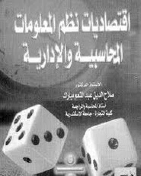 كتاب اقتصاديات نظم المعلومات لـ صلاح الدين عبدالمنعم مبارك