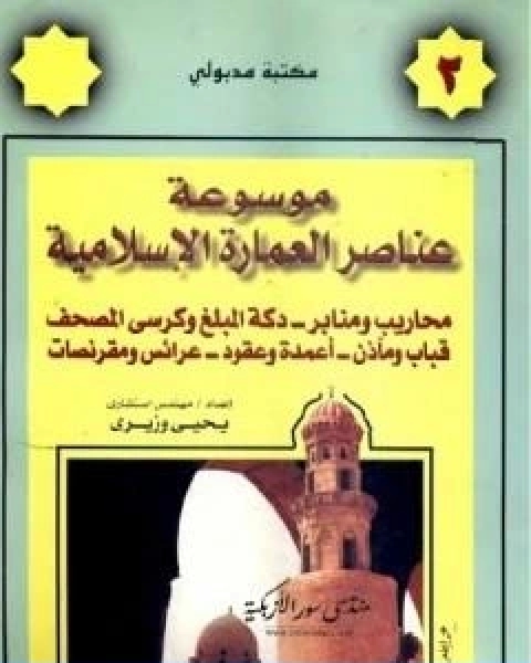 كتاب موسوعة عناصر العمارة الاسلامية الجزء الثاني لـ يحيى وزيري